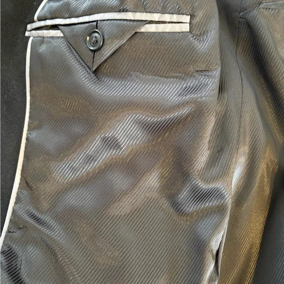 Joseph Abboud Men’s Wool Blend Overcoat Size 44 Short - Picture 7 of 8